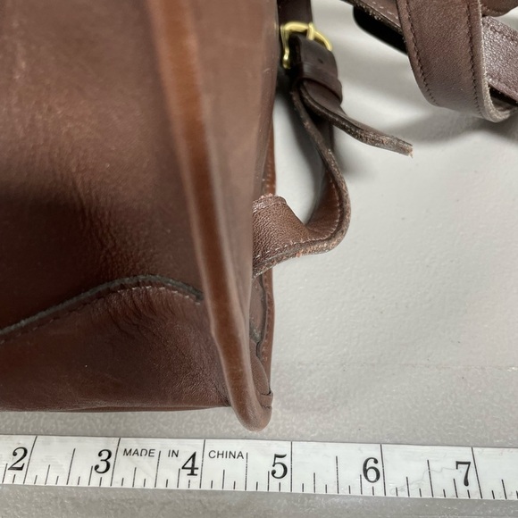 COACH Vintage Day Pack Bag Backpack Mahogany Brown 9960 Flap Turn Lock Purse main image 15